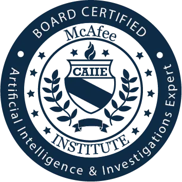 Certified Artificial Intelligence & Investigations Expert (CAIIE) - McAfee Institute